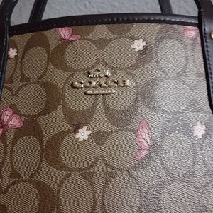 Coach Reversible Butterfly Tote Bag **
